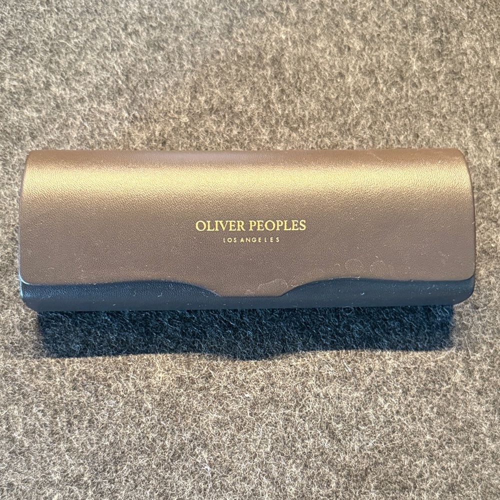 Oliver Peoples Brown Eyewear Case